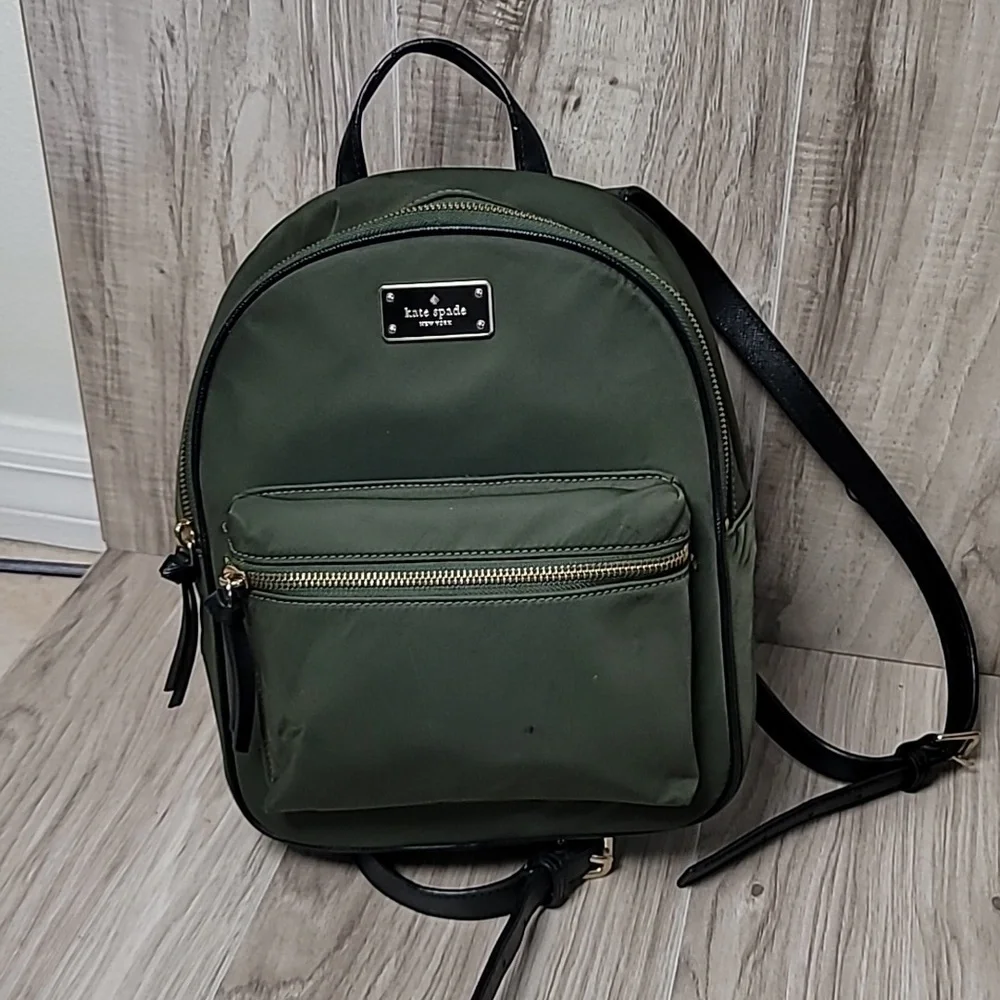 KATE SPADE Dawn Nylon Backpack Sapling Green